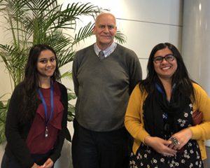 Audiologist Tim Rayner with Outreach Team